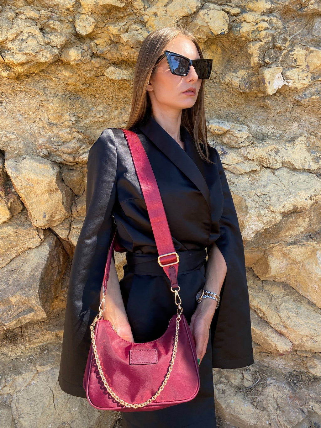 Shoulder Bag With Chain
