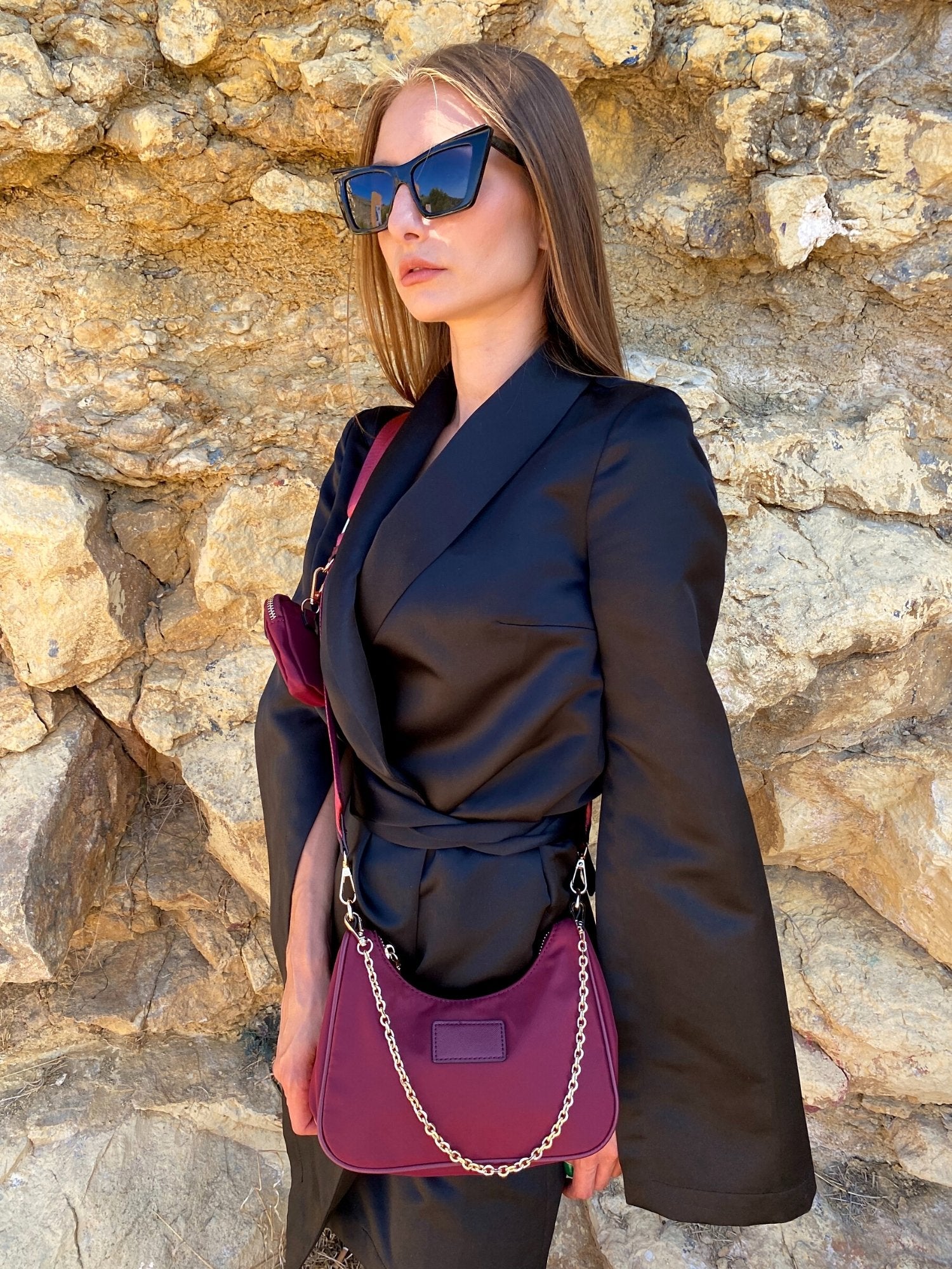Shoulder Bag With Chain