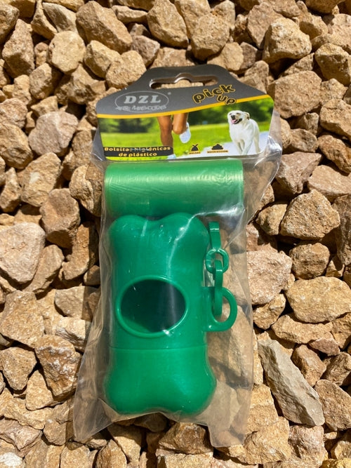 Colored Poop Bag Dispenser with Bags