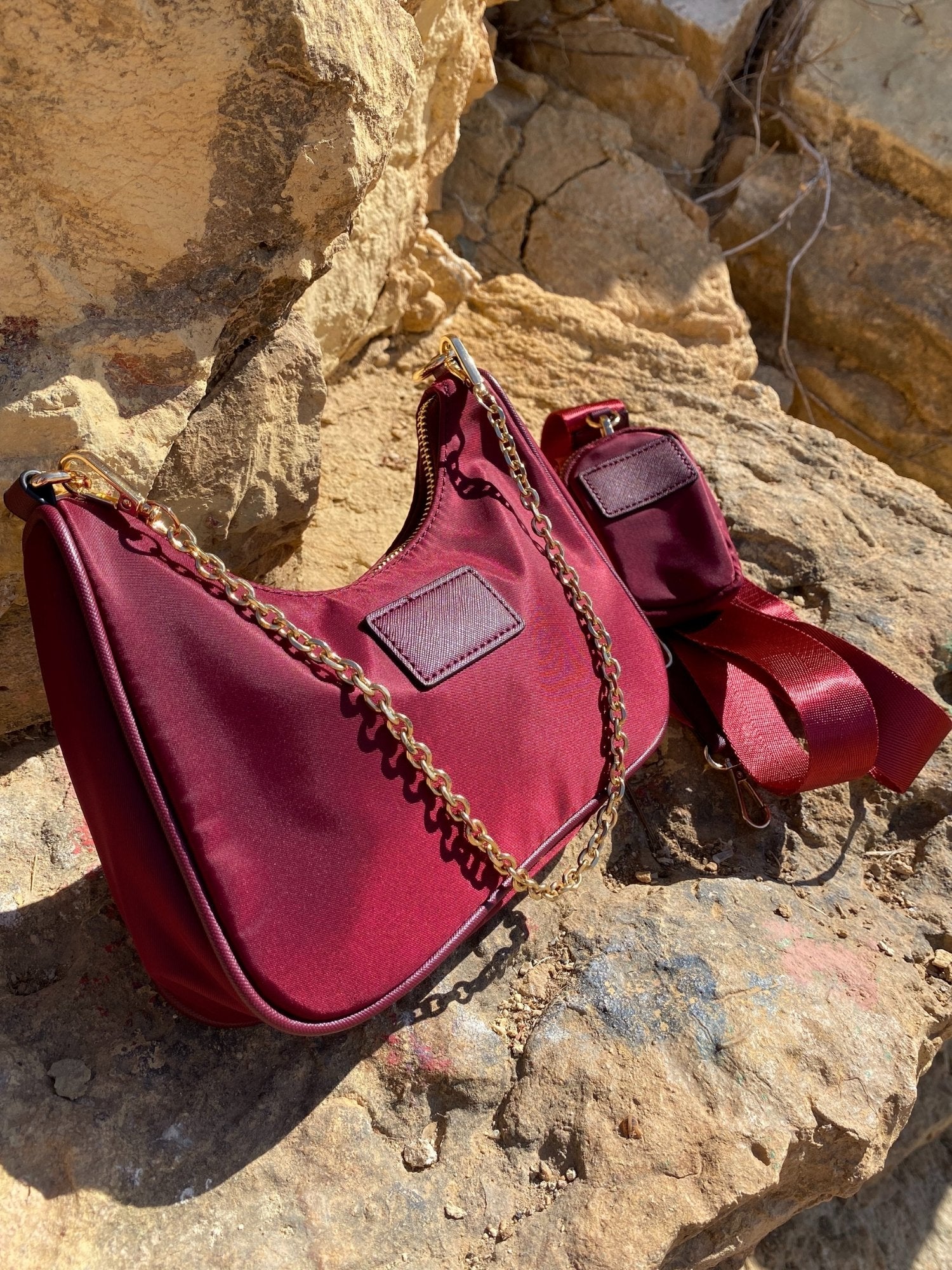 Shoulder Bag With Chain