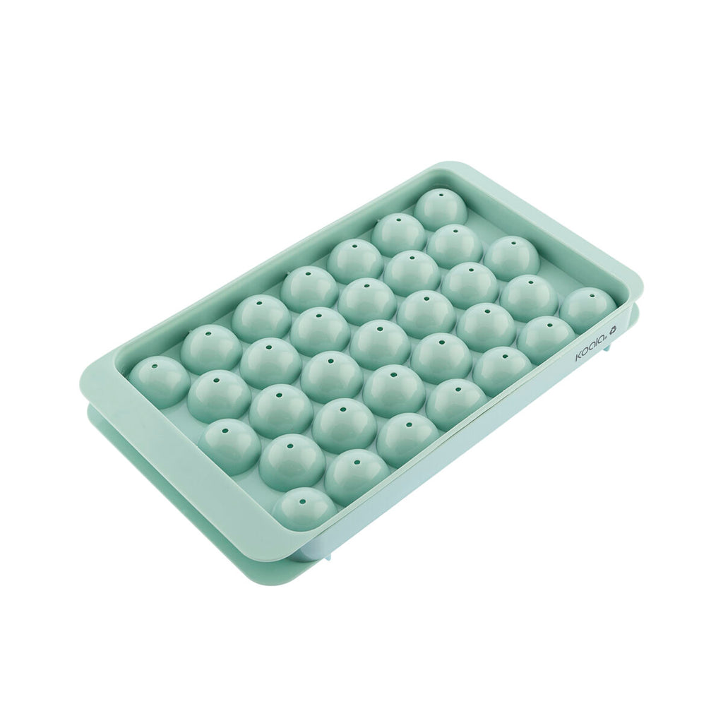 Ice Cube Mould Koala Eco Friendly 33 Compartments Green Plastic 24,5 x