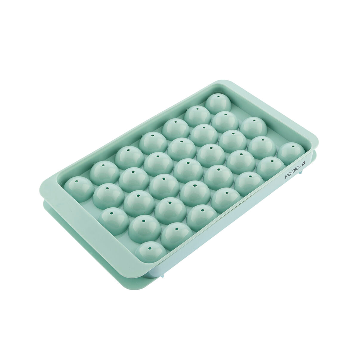 Ice Cube Mould Koala Eco Friendly 33 Compartments Green Plastic 24,5 x