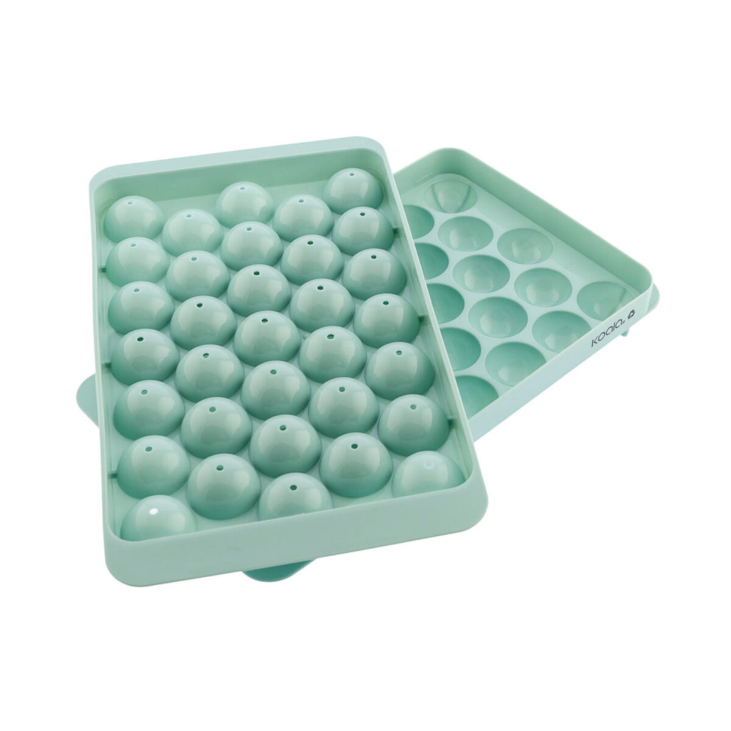 Ice Cube Mould Koala Eco Friendly 33 Compartments Green Plastic 24,5 x