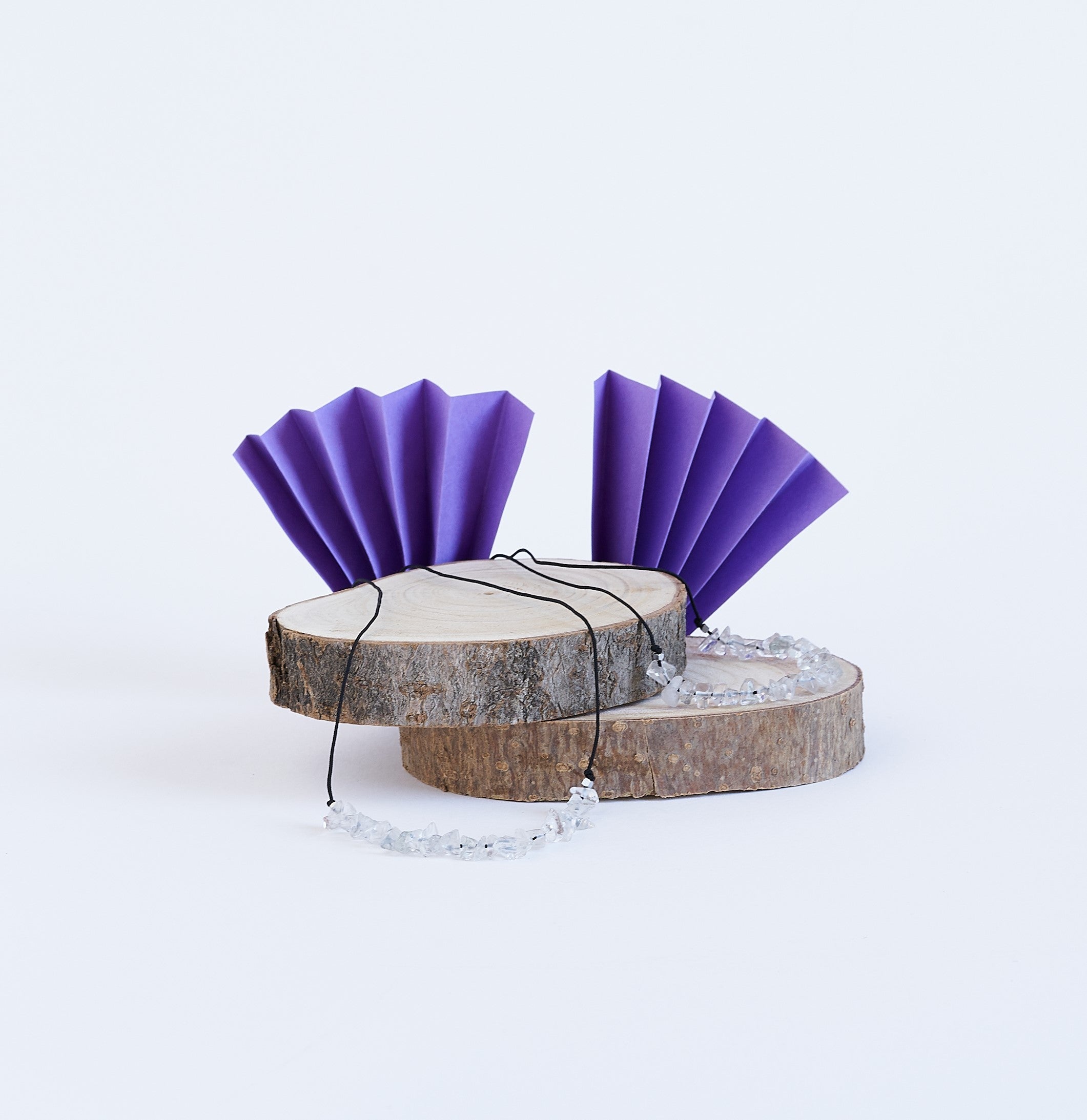 Collar piedras de Cuarzo Cristal | Piedra Natural