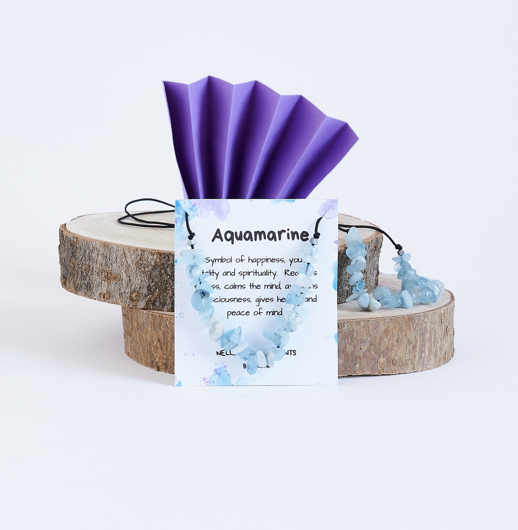 Collar Piedras de Aguamarina | Piedra Natural