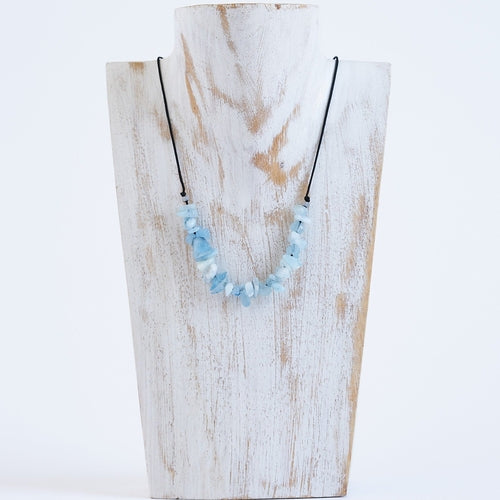 Collar Piedras de Aguamarina | Piedra Natural