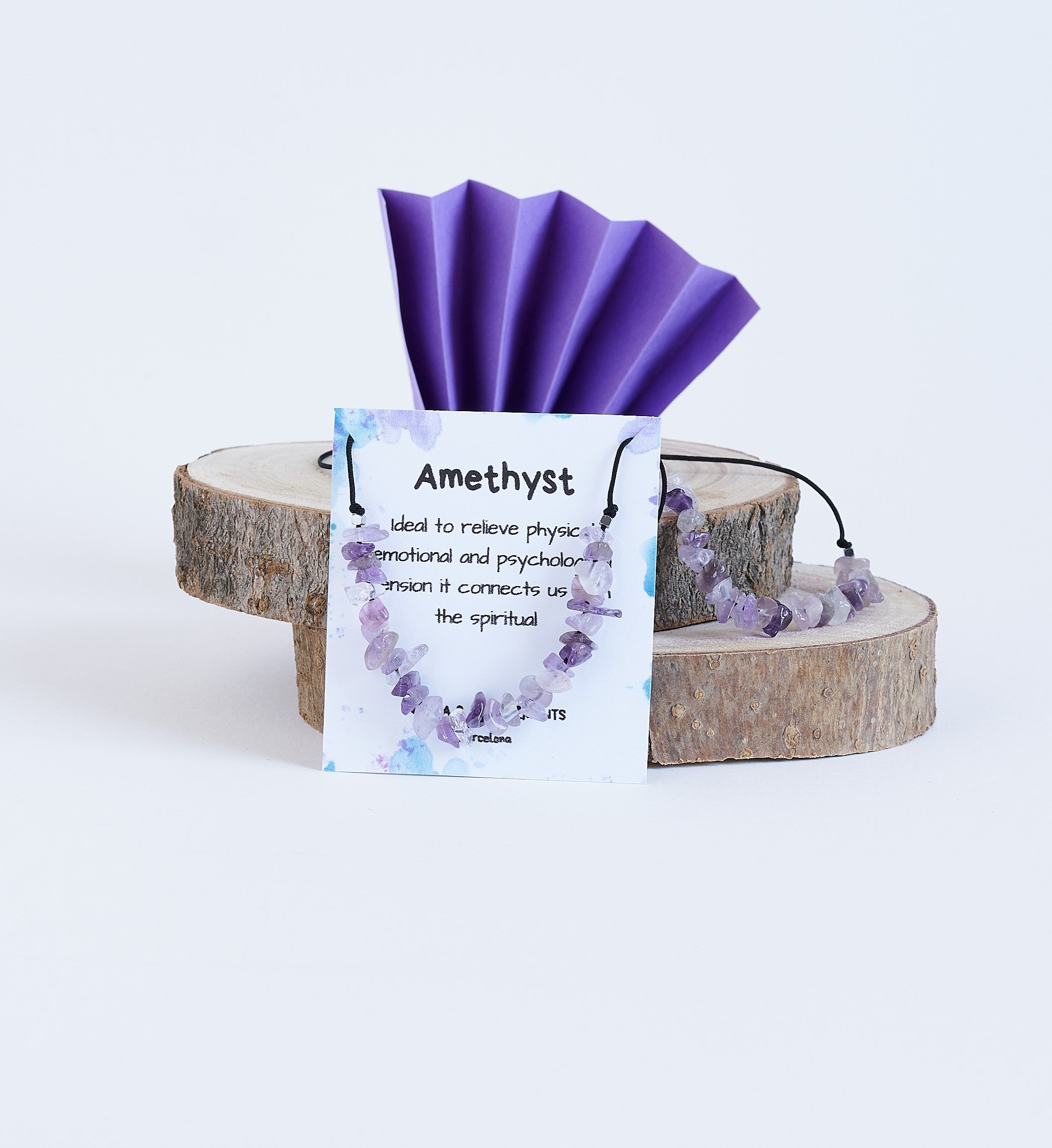 Collar Piedras de Amatista | Piedra Natural