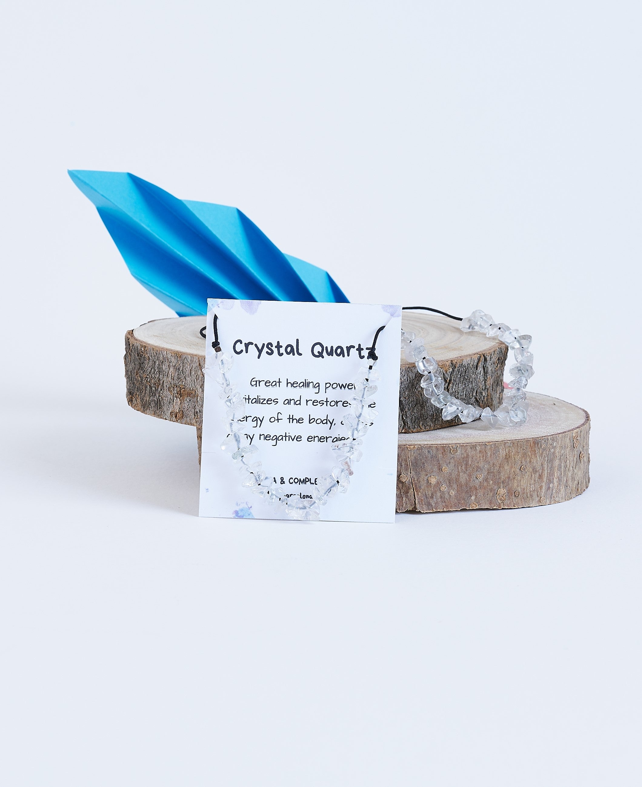 Collar piedras de Cuarzo Cristal | Piedra Natural