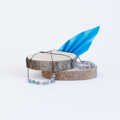 Collar Fluorita Arcoíris | Piedra natural