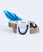 Collar piedras de Obsidiana | Piedra Natural.