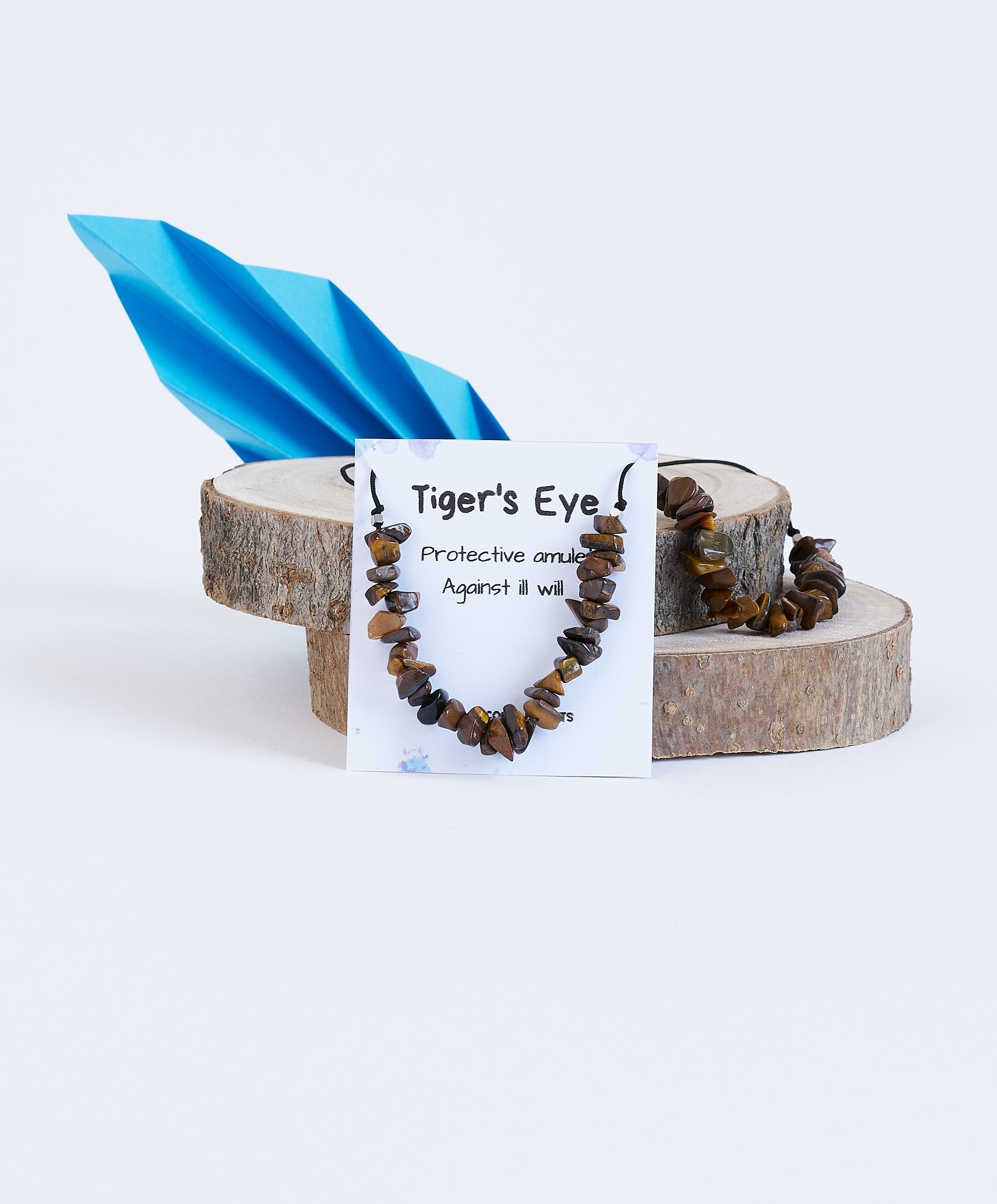 Collar piedras de Ojo de tigre | Piedra Natural.