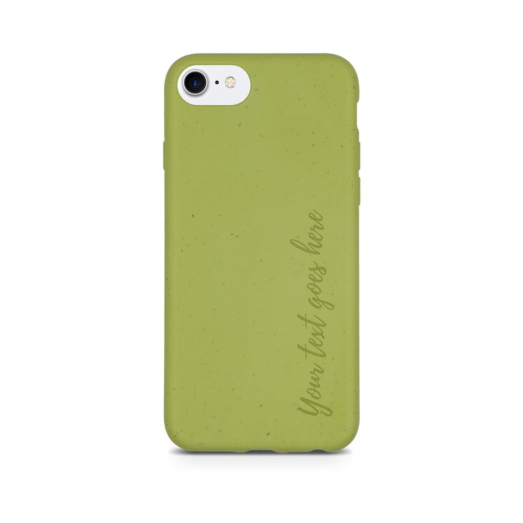 Biodegradable Personalized Phone Case - Apple Green