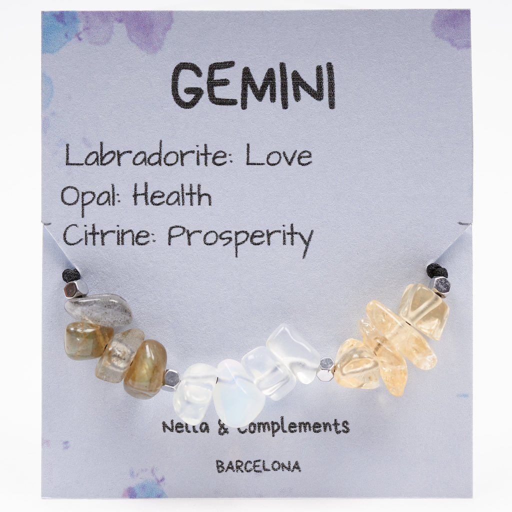 Pulsera de Geminis | Piedras del zodíaco para Geminis.