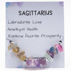 Pulsera de Sagitario | Piedras del zodíaco Sagitario.