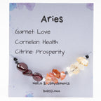 Pulsera de Aries | Piedras del Zodíaco para Aries