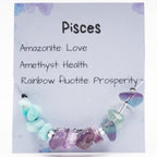 Pulsera de Piscis | Piedras del Zodíaco para Piscis.