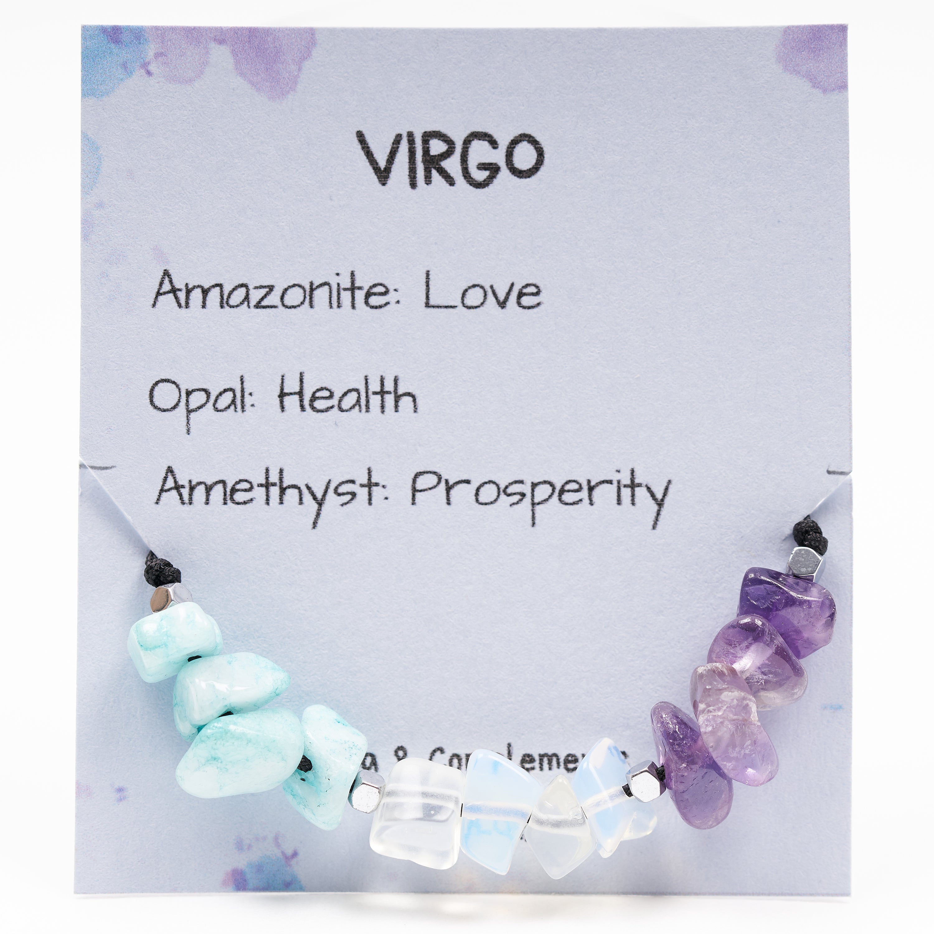 Pulsera de Virgo | Piedra del Zodíaco para Virgo.