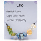 Pulsera de Leo | Piedras del zodíaco para Leo.