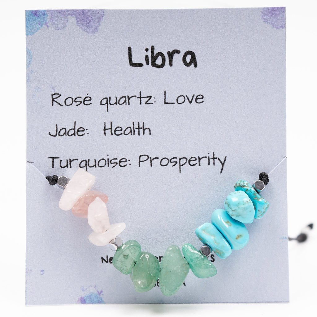 Pulsera de Libra | Piedras del zodíaco para Libra