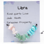 Pulsera de Libra | Piedras del zodíaco para Libra