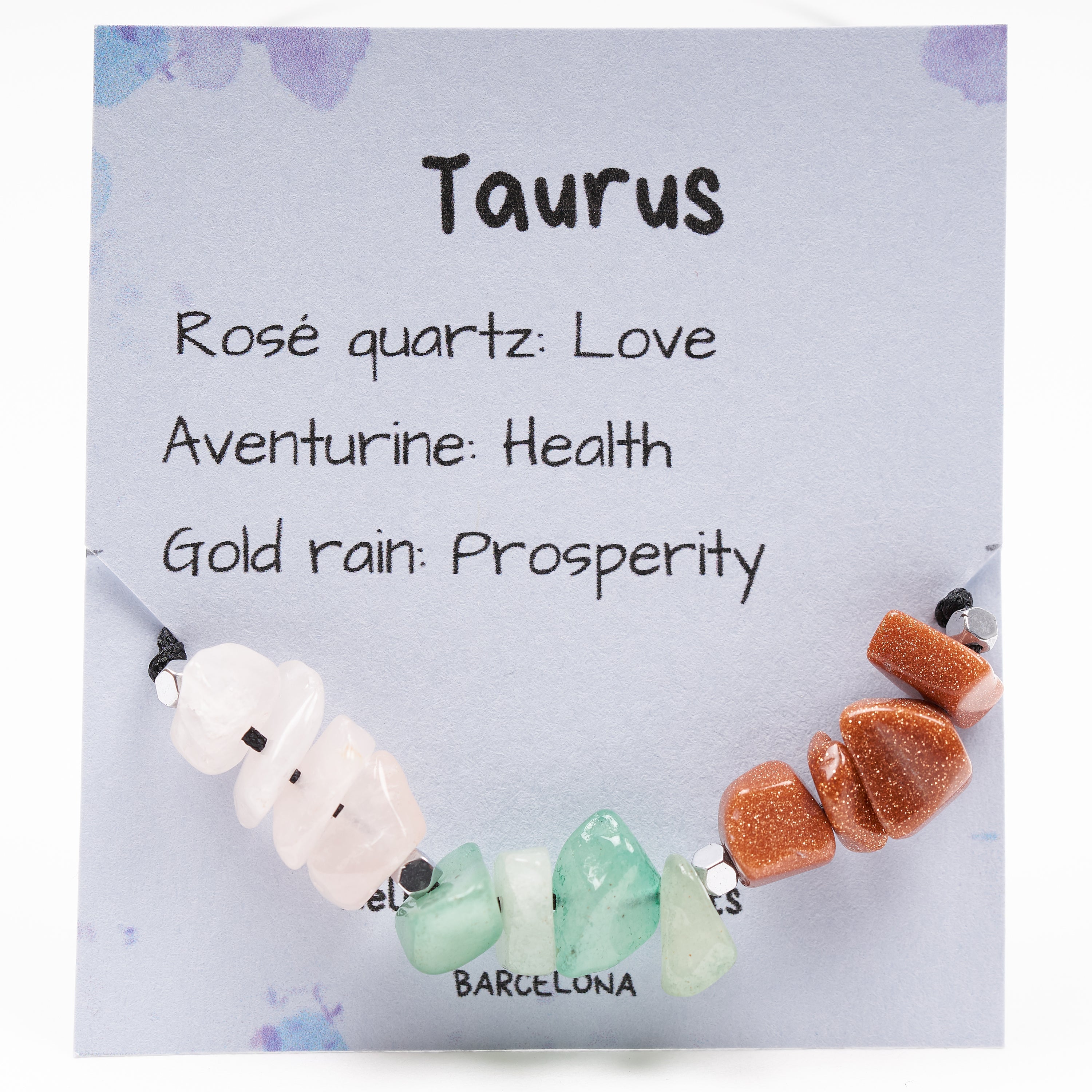 Pulsera de Tauro | Piedras del Zodíaco Tauro