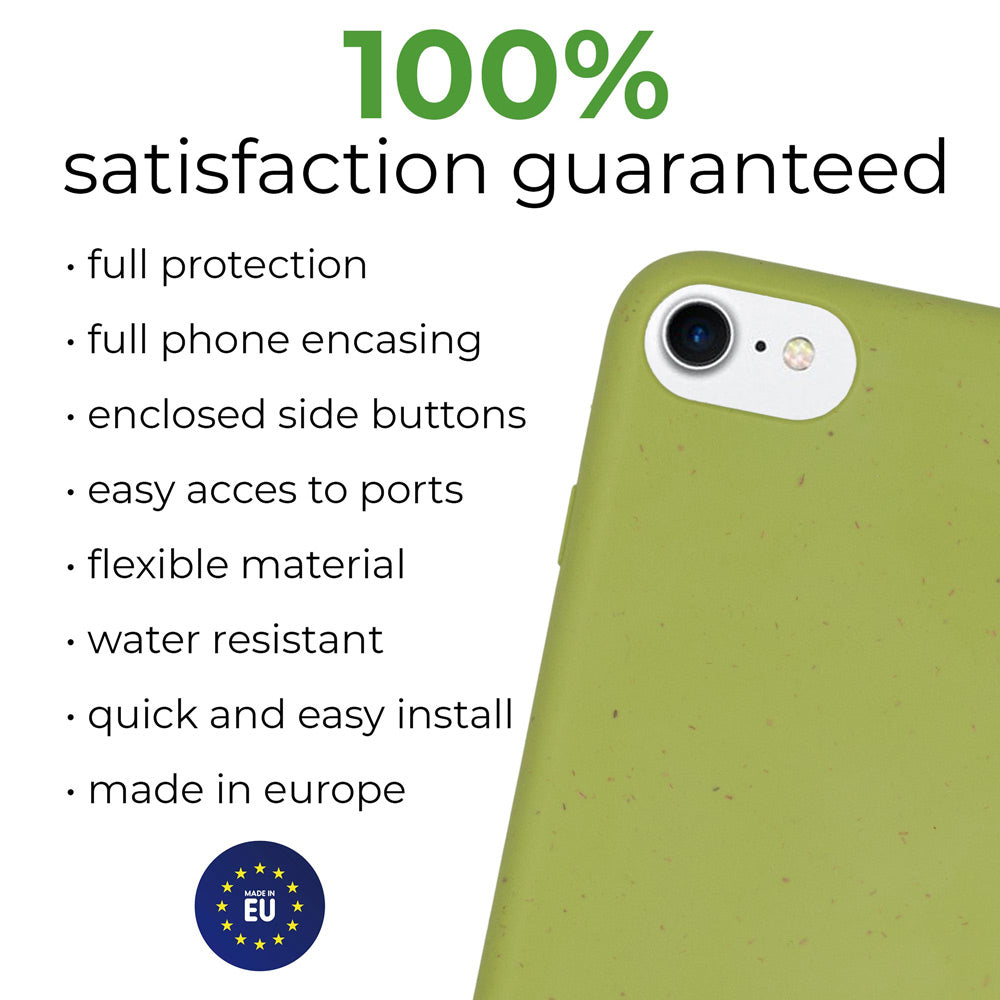 Biodegradable phone case - Apple Green