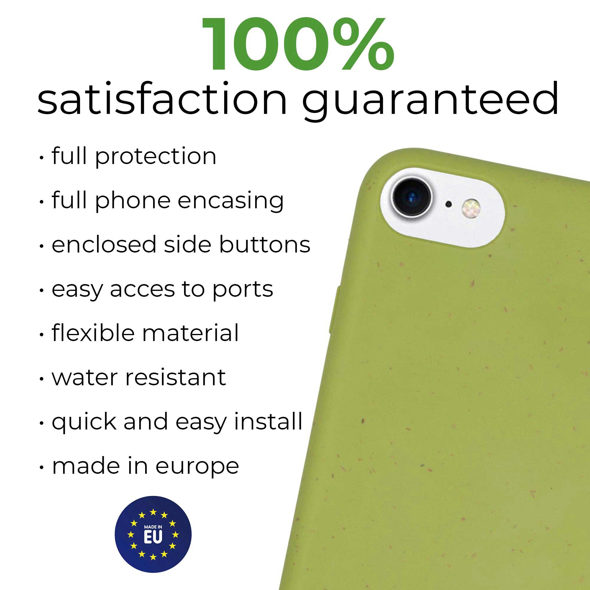 Biodegradable Personalized Phone Case - Apple Green