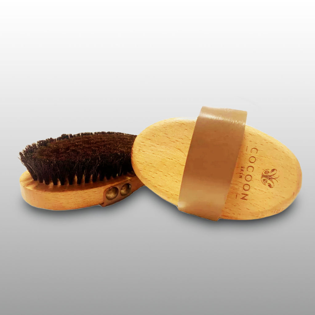 Gold Copper Dry Body Brush.