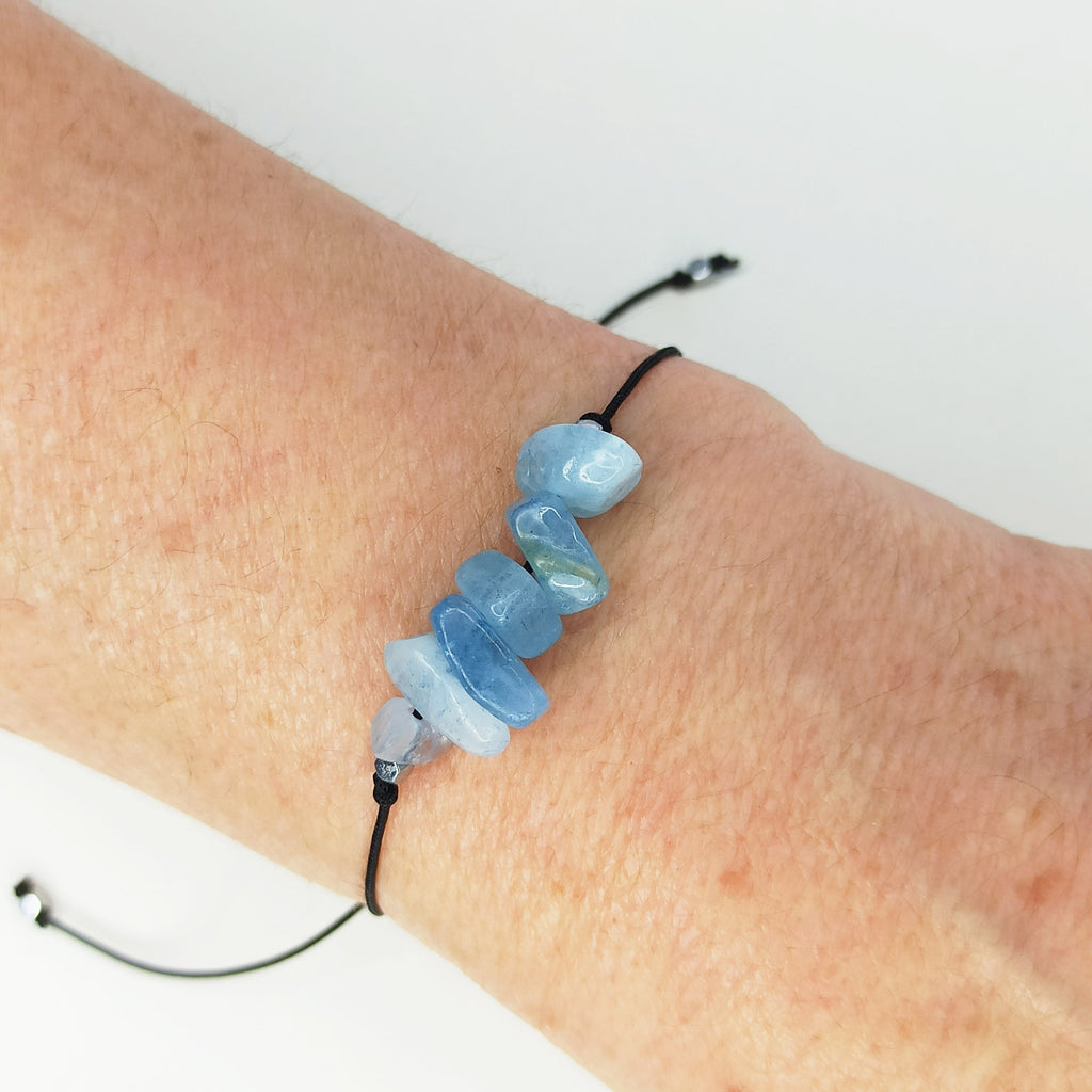 Pulsera piedra de nacimiento Marzo | Piedra natal de Marzo.
