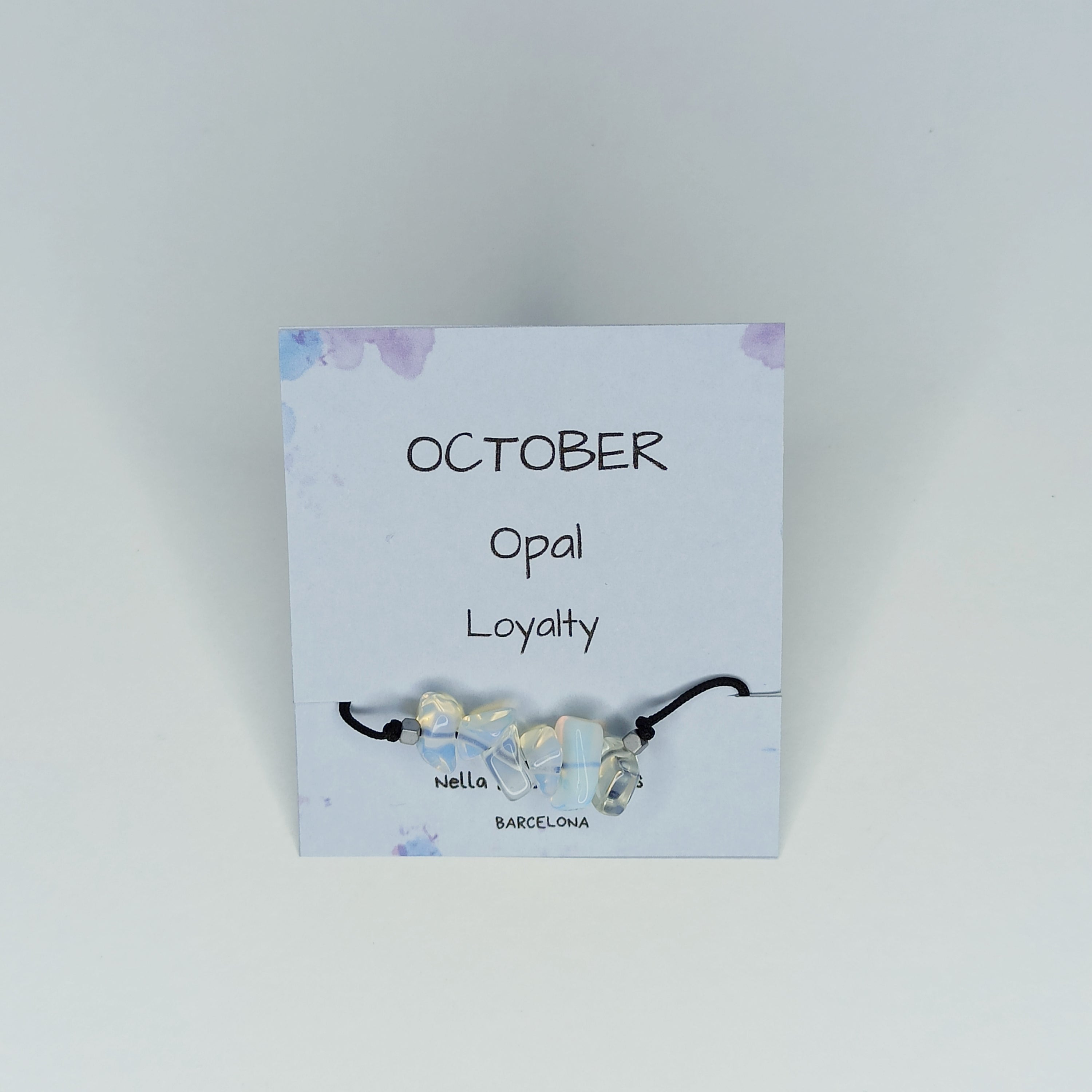 Pulsera piedra de Nacimiento Octubre | Piedra natal de Octubre