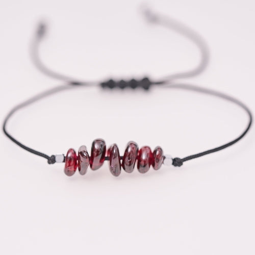 Pulsera piedra de nacimiento Enero | Piedra natal de Enero.