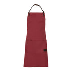 K0015XB | Grembiule da Lavoro in Canvas/ Vera Pelle pieno fiore,