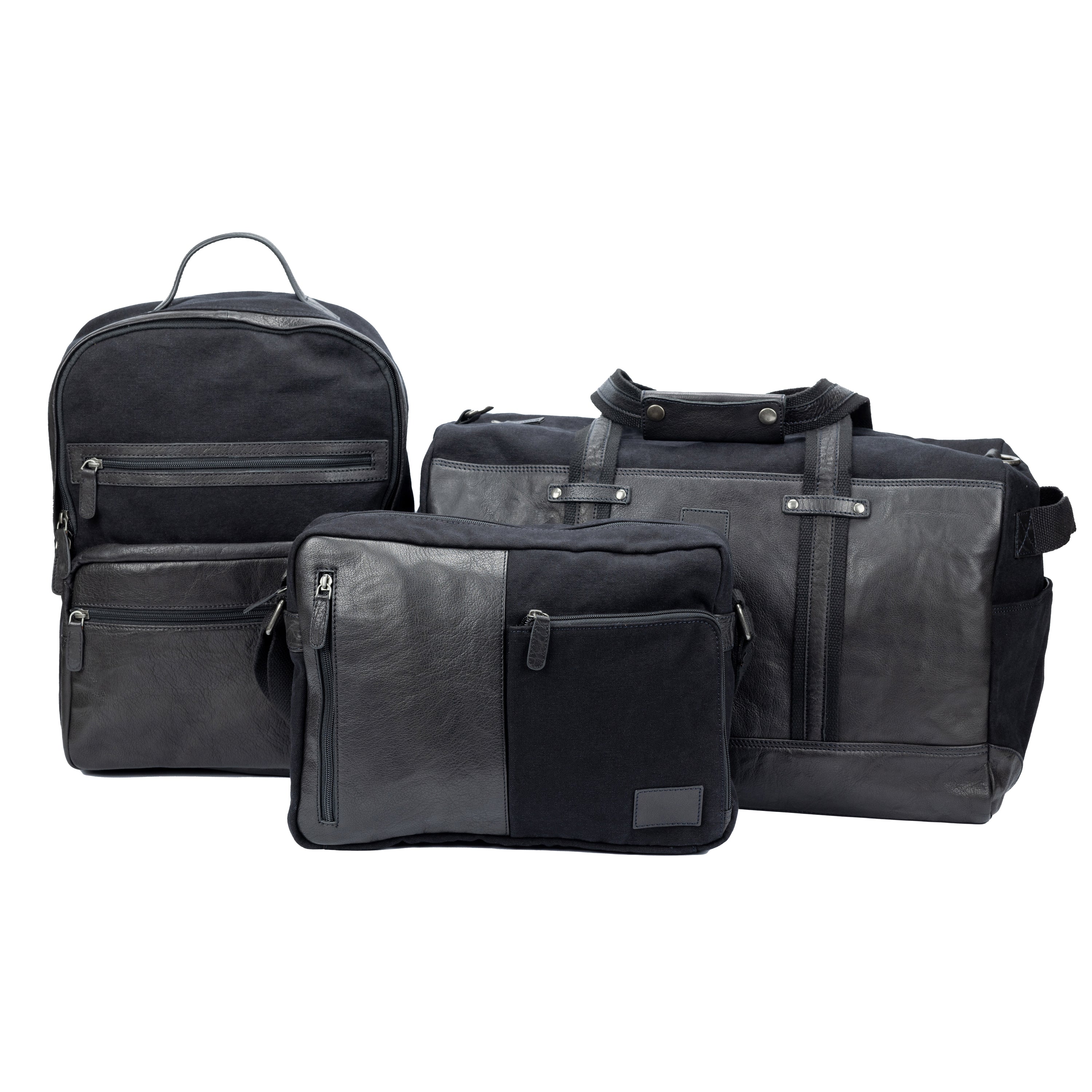 K0022AB | Messenger in Canvas/Vera Pelle, pieno fiore, volanata -