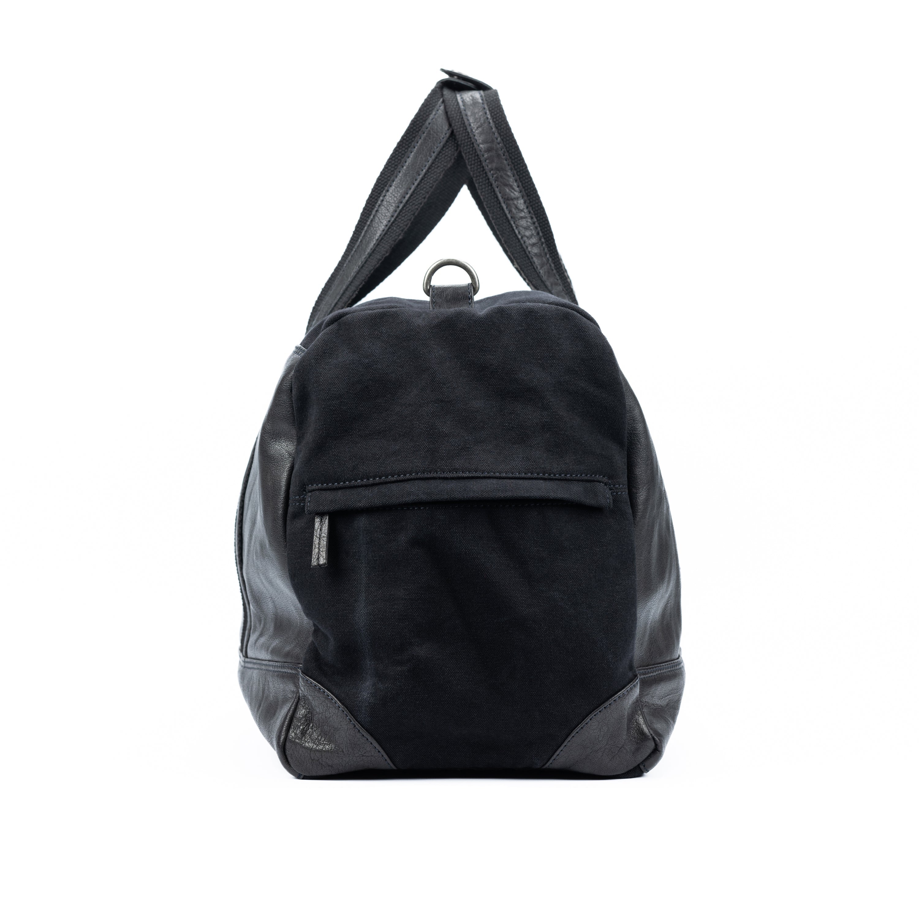 K0024AB | Borsone da Viaggio in Canvas/Vera Pelle, pieno fiore,