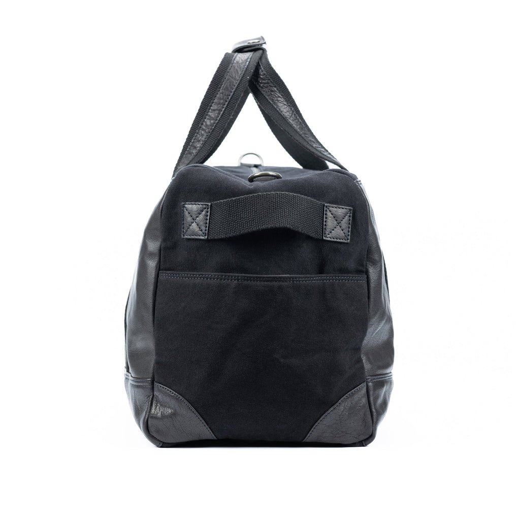 K0024AB | Borsone da Viaggio in Canvas/Vera Pelle, pieno fiore,