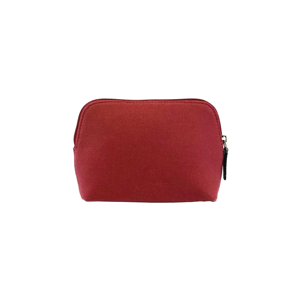 K0026XB | Pochette da Donna in Canvas/Vera Pelle pieno fiore Volanata