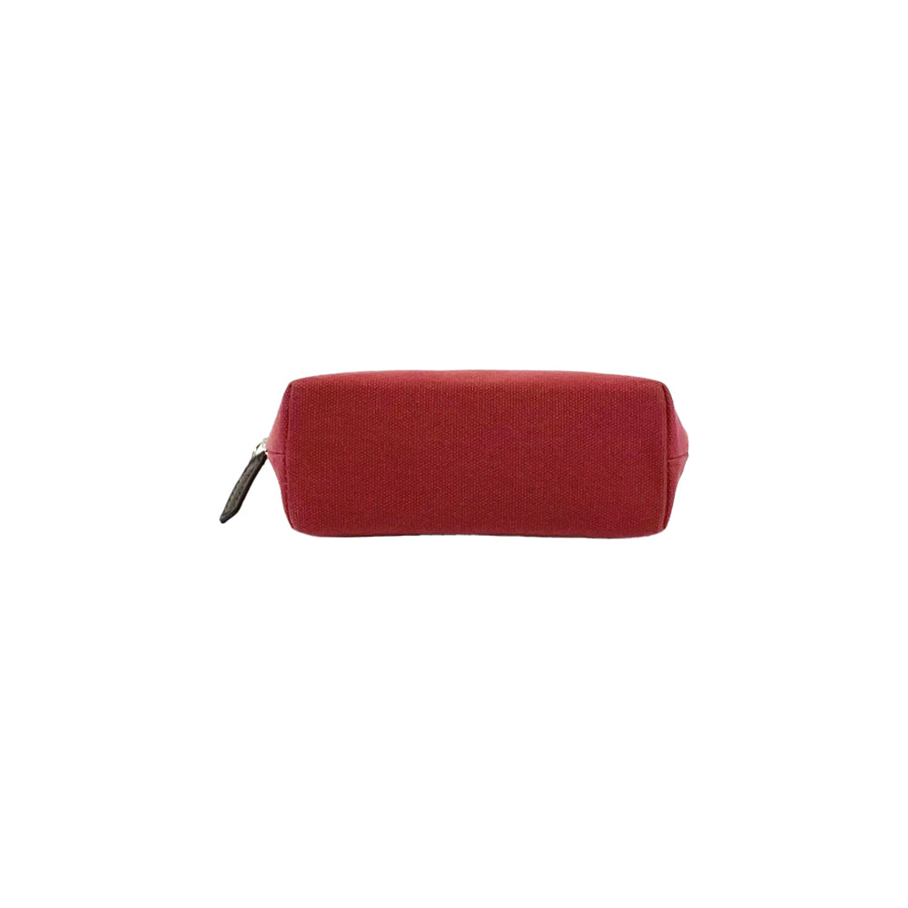 K0026XB | Pochette da Donna in Canvas/Vera Pelle pieno fiore Volanata