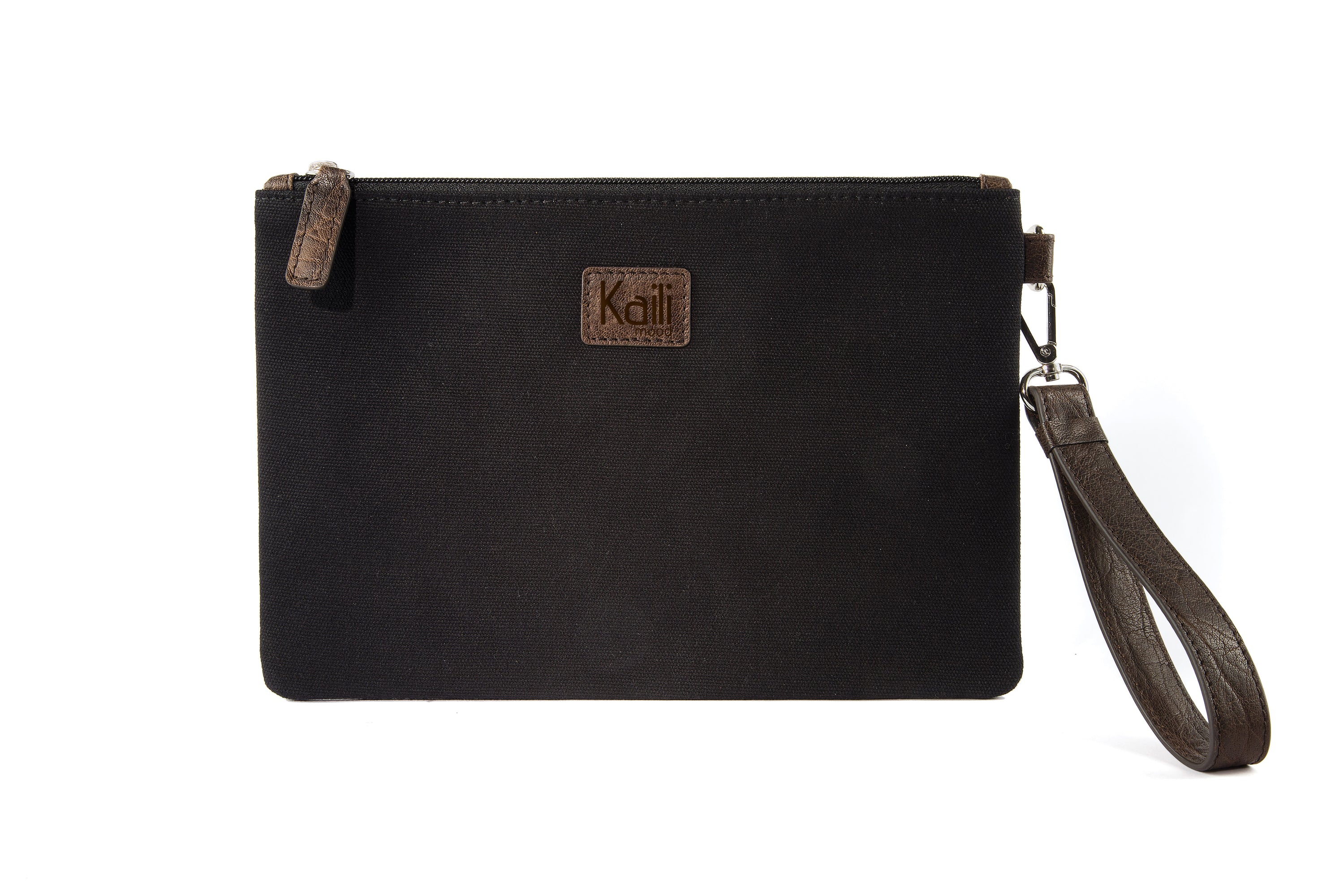 K0027AB | Busta da Polso in Canvas/Vera Pelle pieno fiore Volanata -