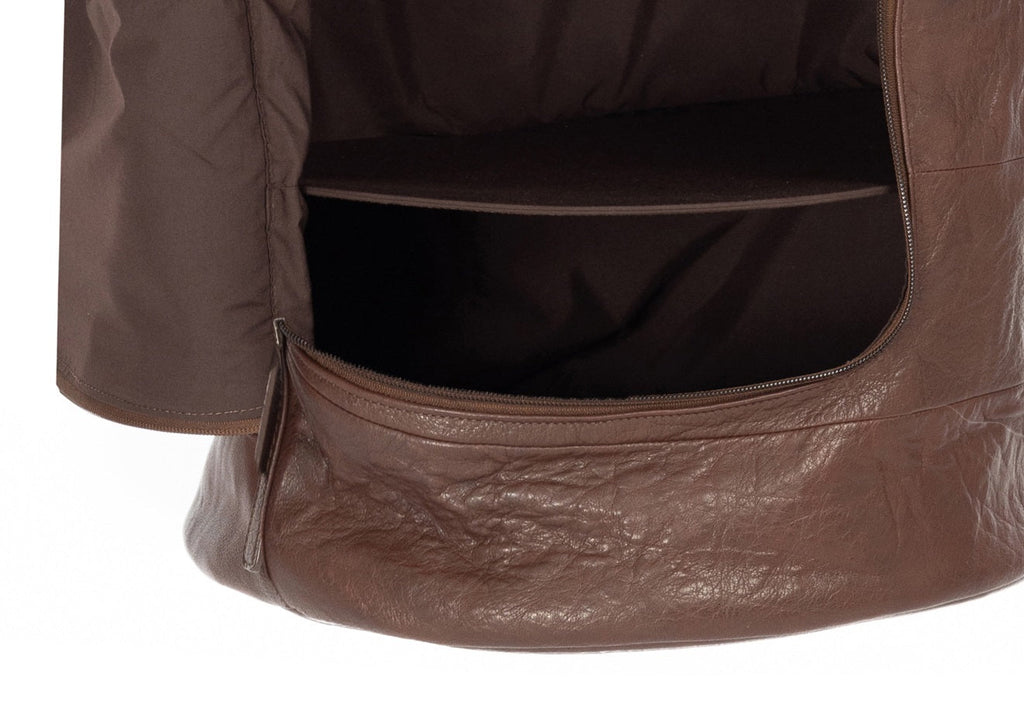 K0036BB | Sacco Da Boxe Contenitore in Vera Pelle, pieno fiore,