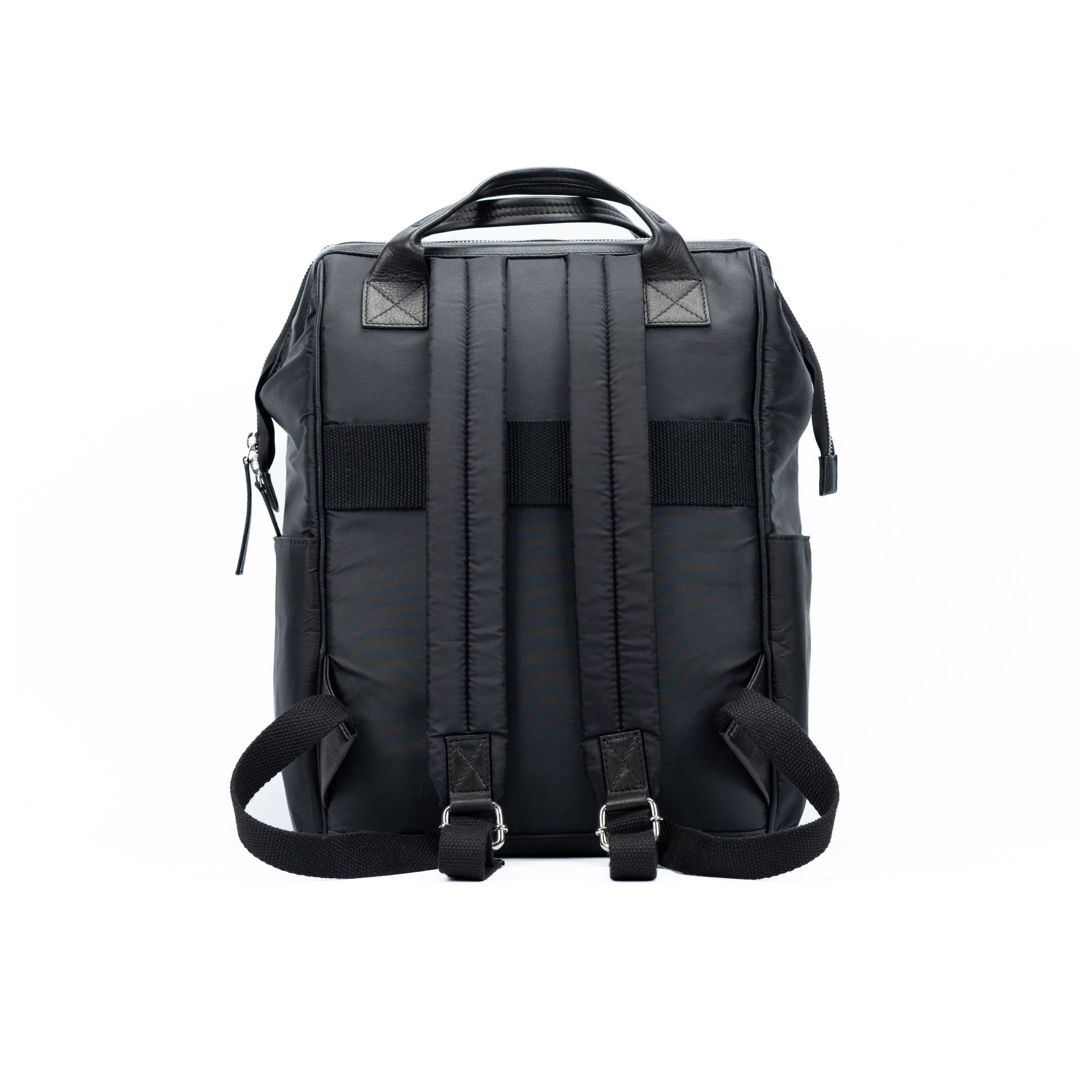 K0037AB | Zaino Idrorepellente in Nylon Waterproof/Vera Pelle pieno