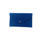 K0040DB | Bustina con pattina Made in Italy in Vera Pelle pieno fiore,