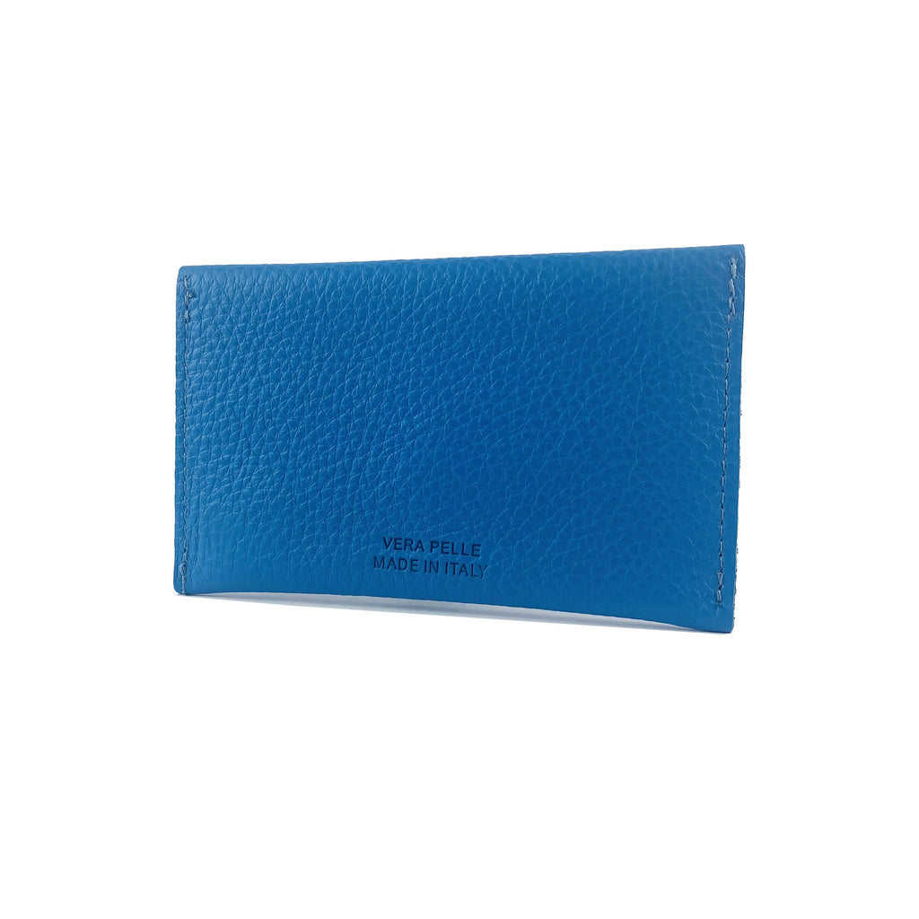 K0040OB | Bustina con pattina Made in Italy in Vera Pelle pieno fiore,