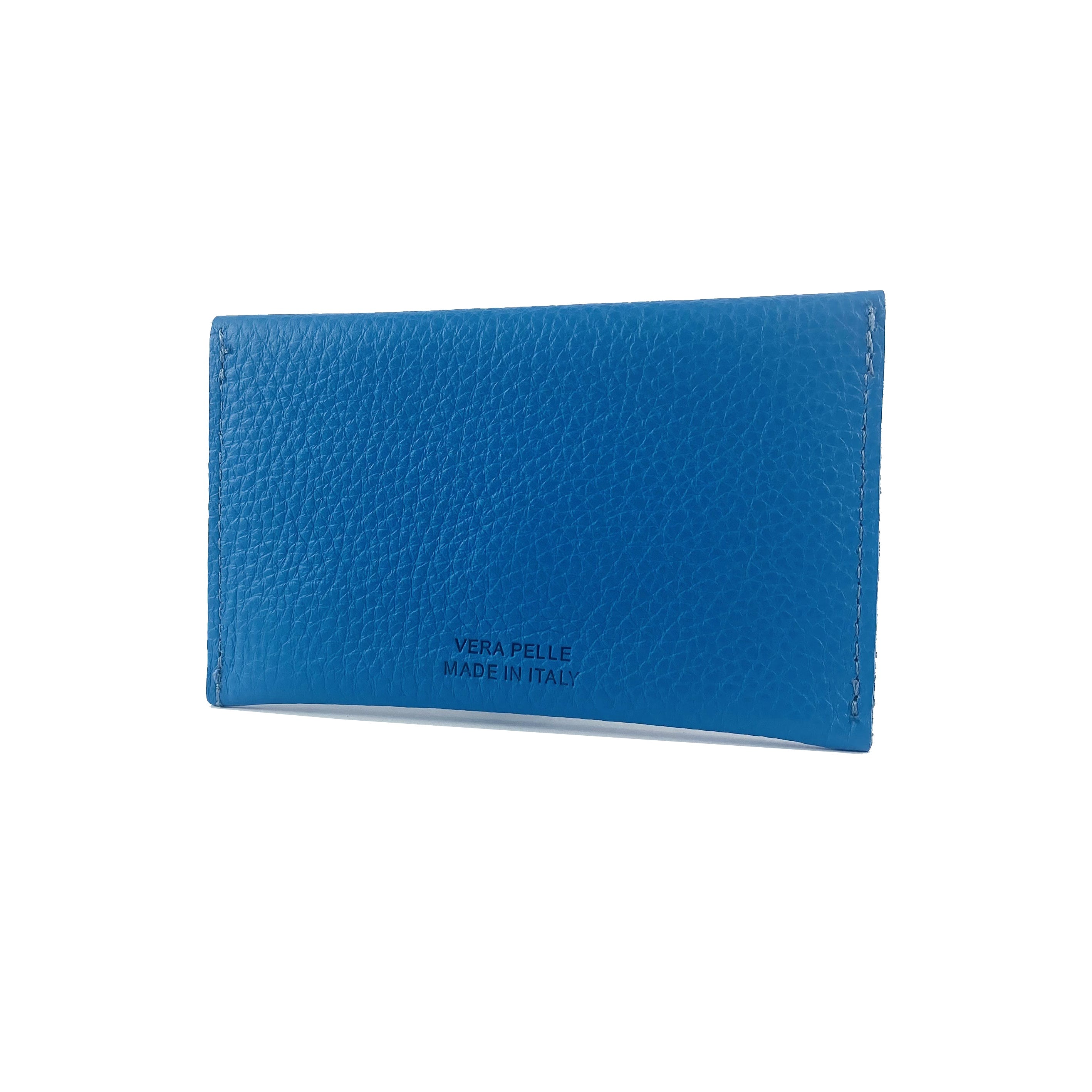 K0040OB | Bustina con pattina Made in Italy in Vera Pelle pieno fiore,