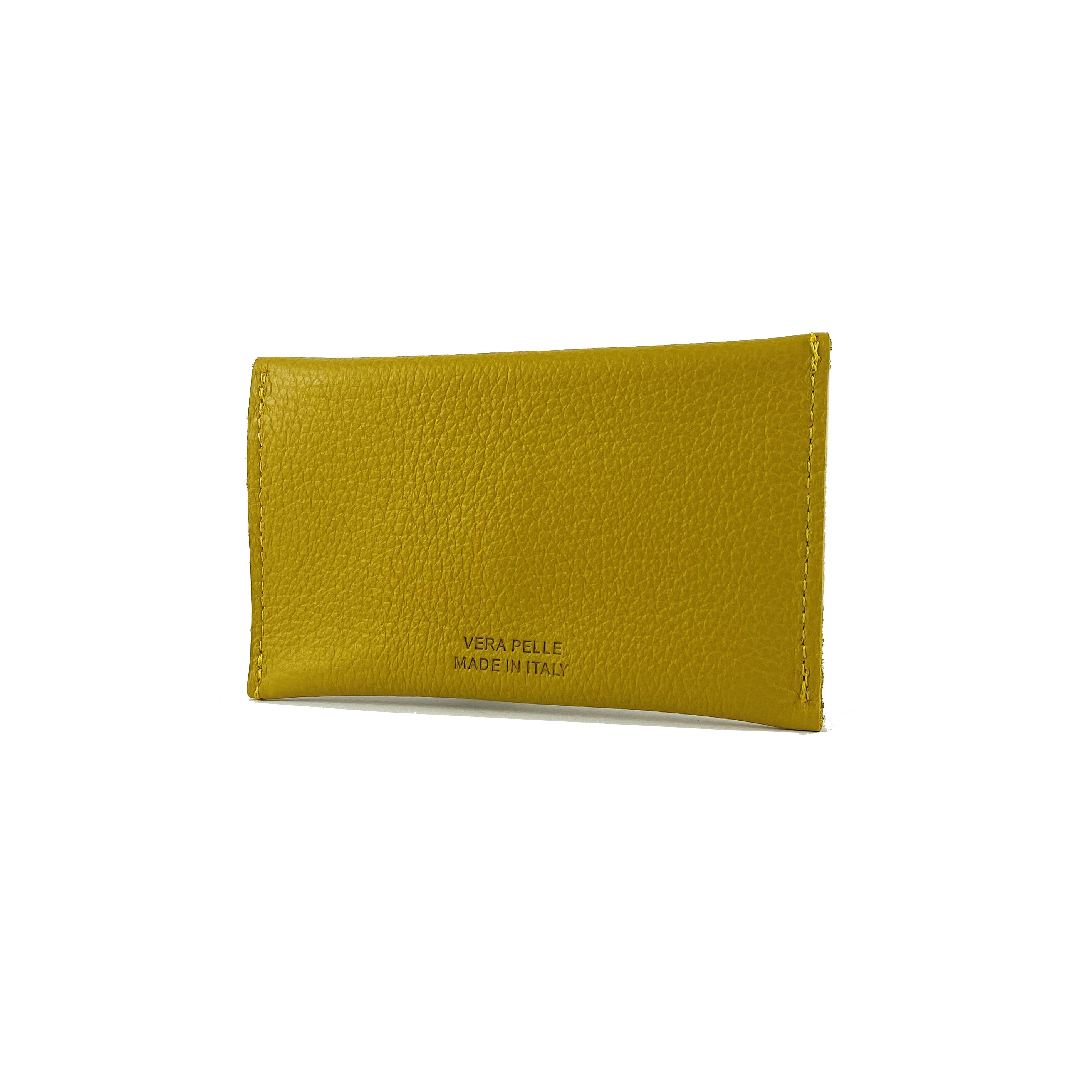 K0040RB | Bustina con pattina Made in Italy in Vera Pelle pieno fiore,