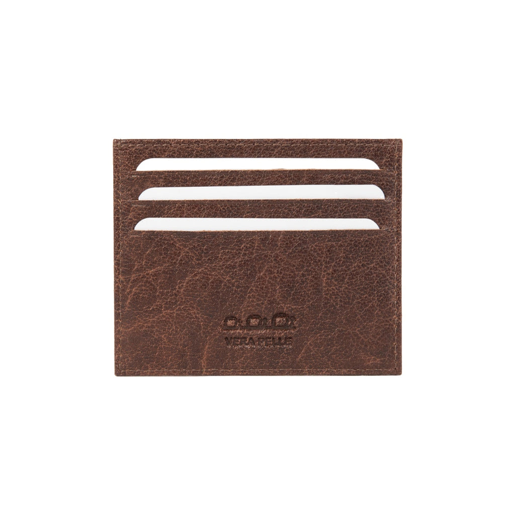K10616BB | Porta Carte di Credito in Vera Pelle pieno fiore, volanata.