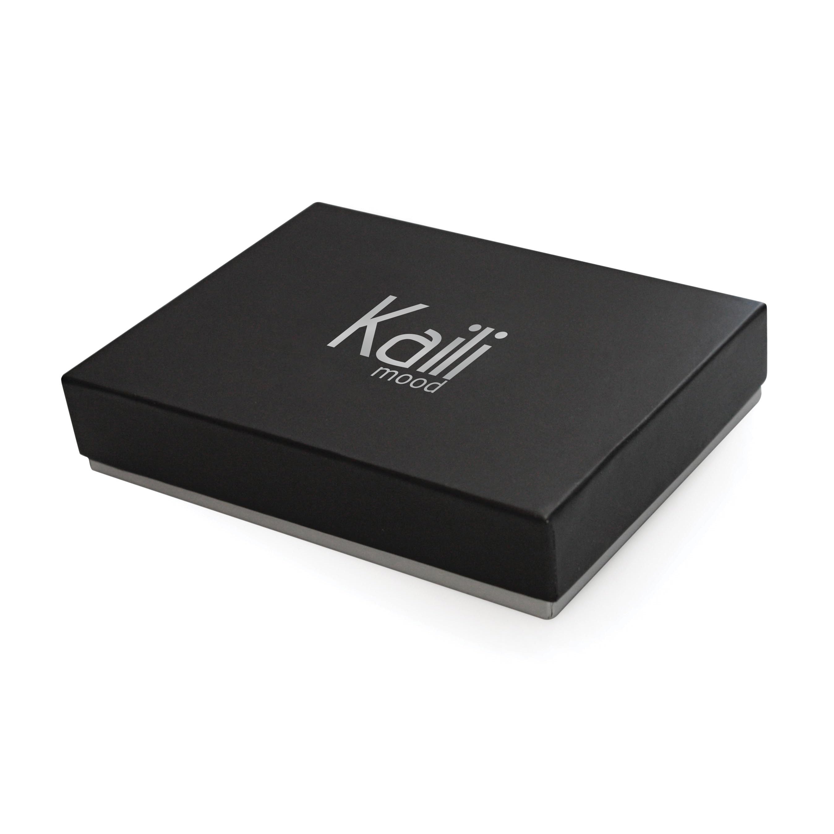 K10616BB | Porta Carte di Credito in Vera Pelle pieno fiore, volanata.