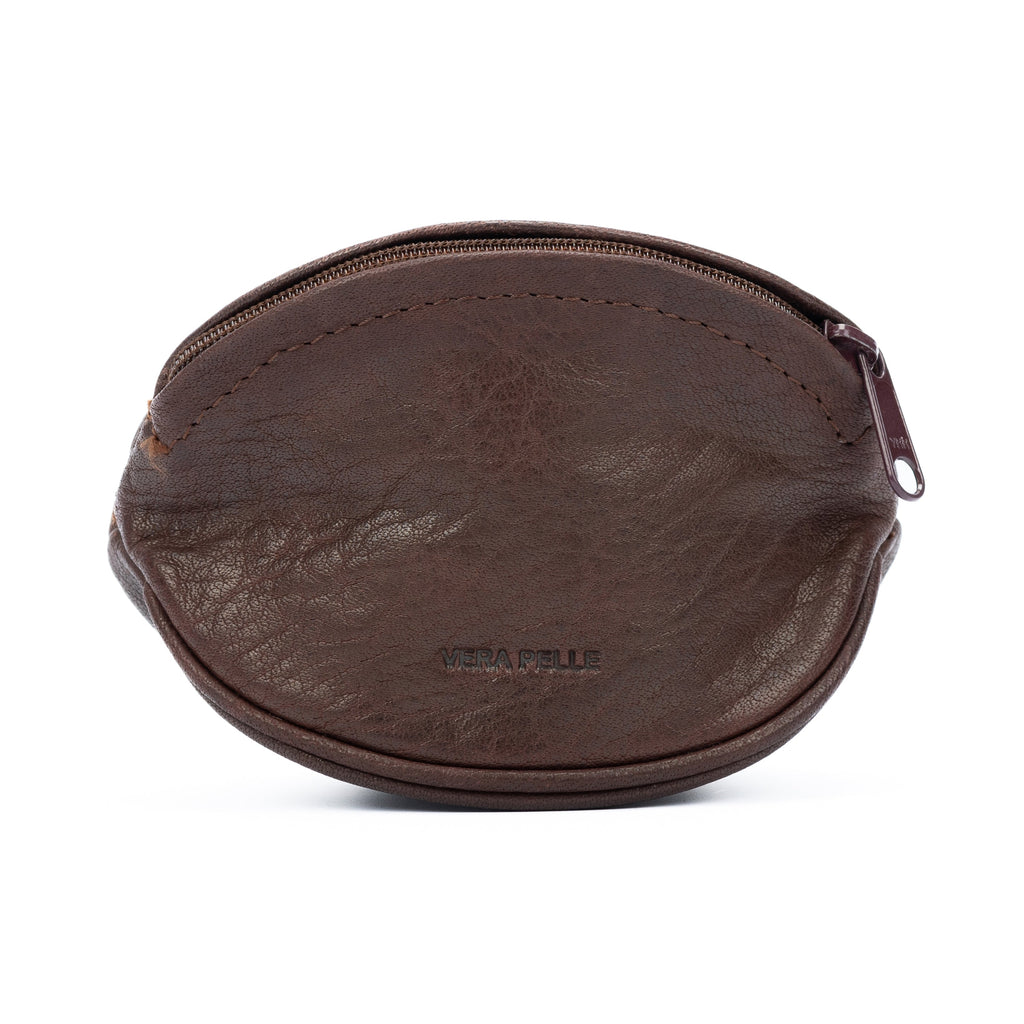 K10655BB | Mini Pochette/Portachiavi in Vera Pelle pieno fiore,