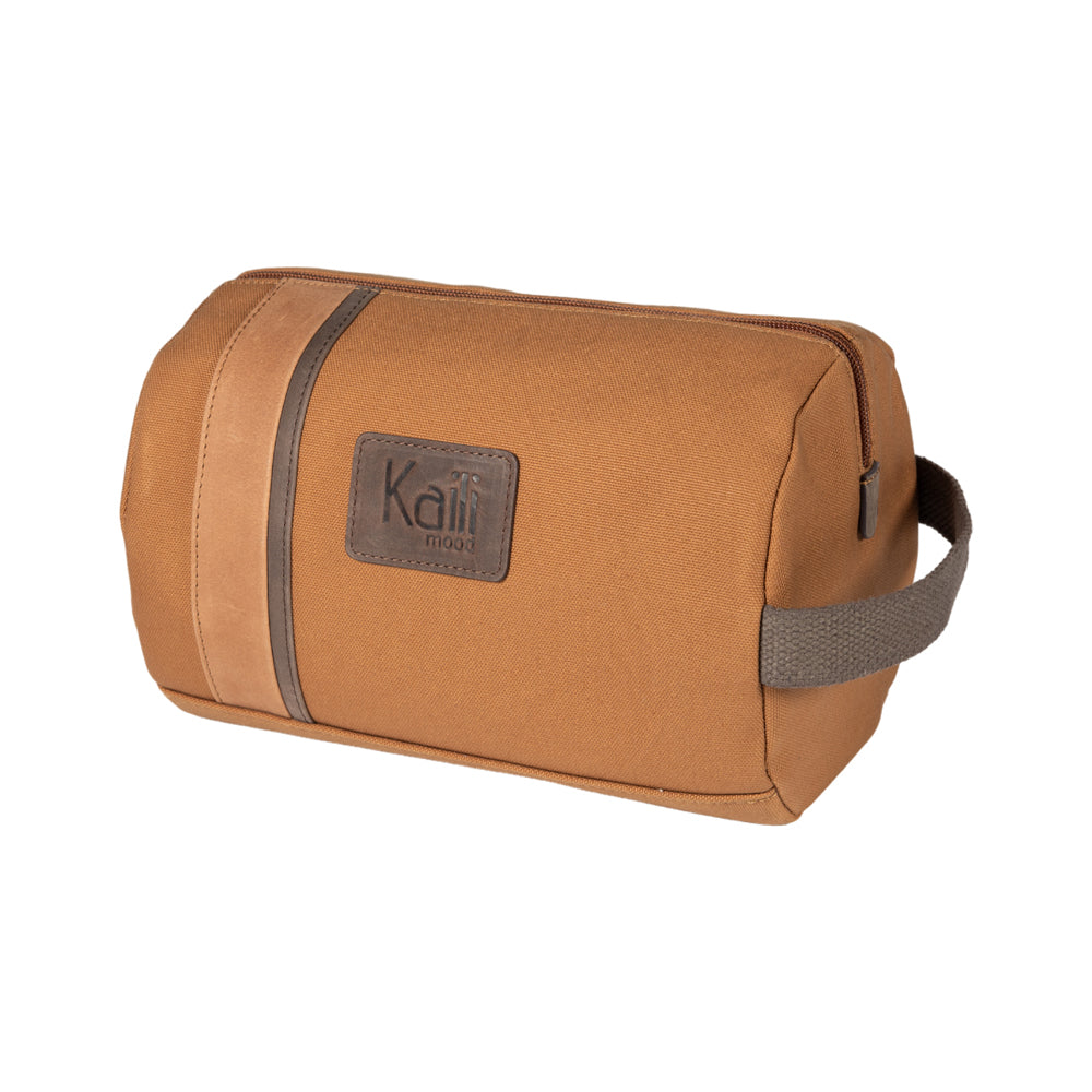 K2005UB | Beauty Case in Canvas 100% Cotone/Vera Pelle pieno fiore,