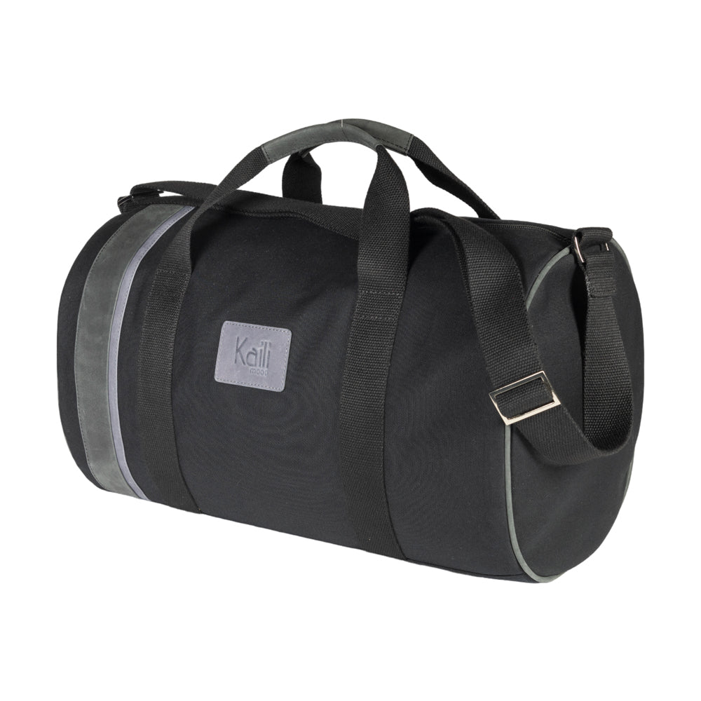 K2006AF | Borsone da Viaggio in Canvas di Cotone 100% /Vera Pelle,
