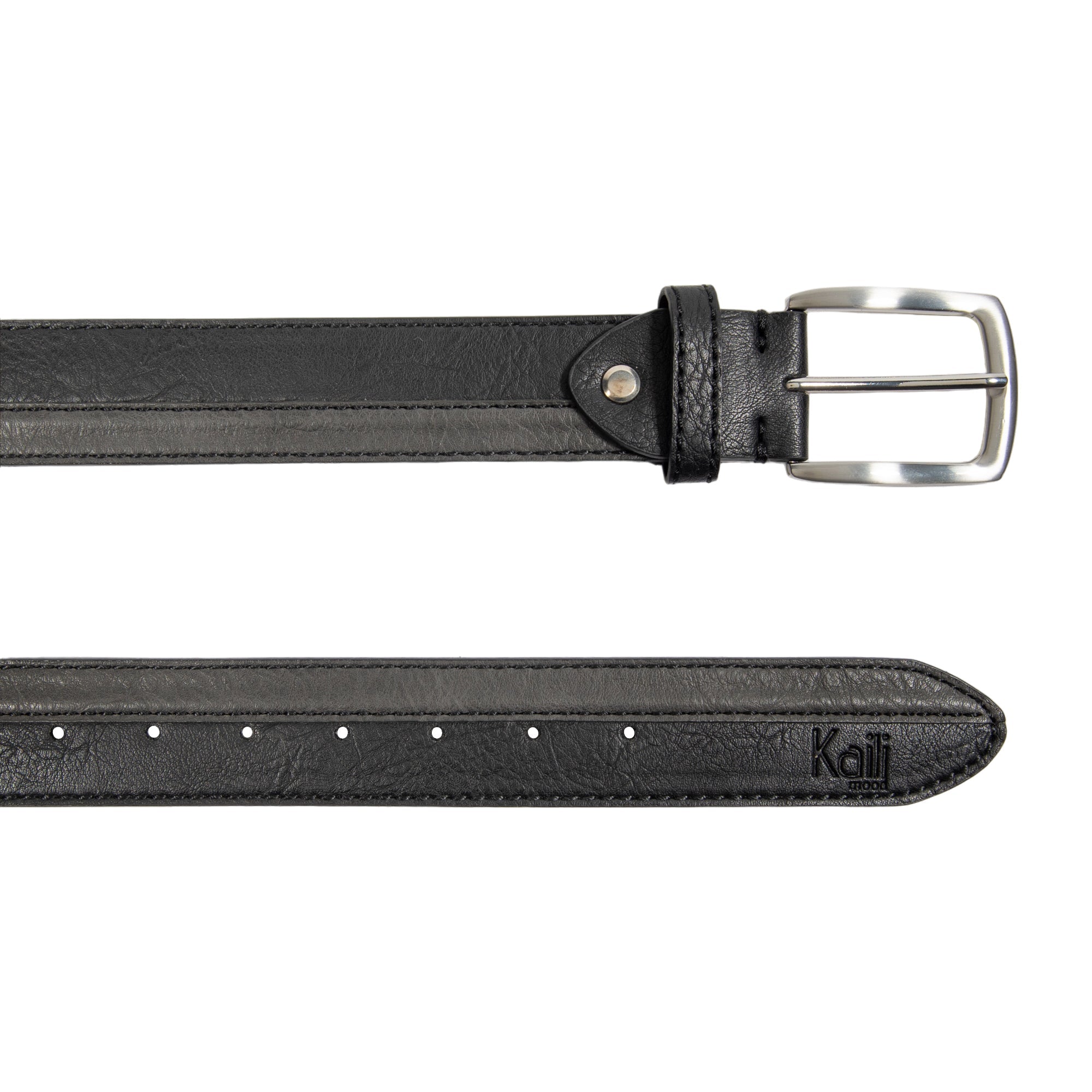 K4007AKB | Cintura Uomo Bicolore in Fodera Pelle Finitura in Pu.